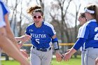 Softball vs JWU  Wheaton College Softball vs Johnson & Wales University. - Photo By: KEITH NORDSTROM : Wheaton, Softball, JWU